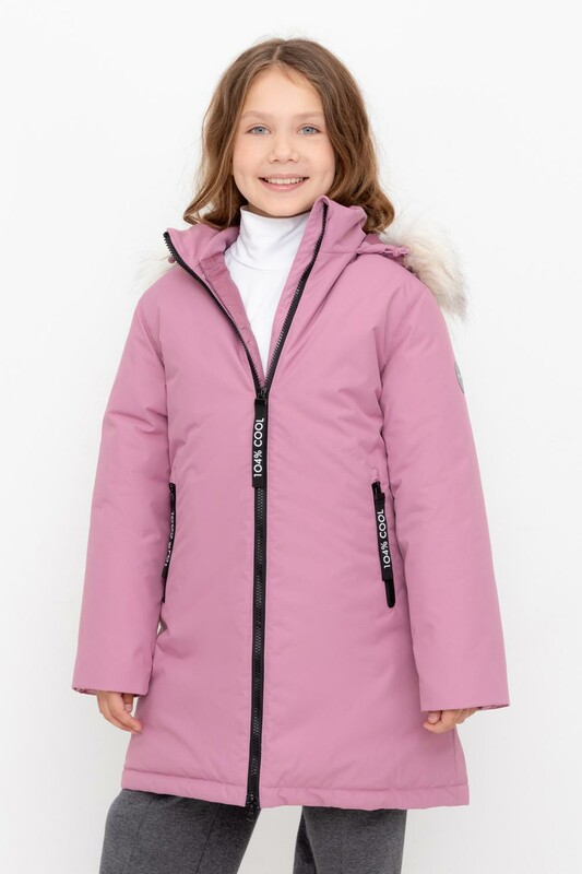 пальто для дев со съемной подстежкой